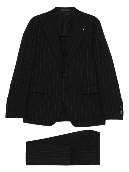 Costum Tagliatore cu dungi de costum negru