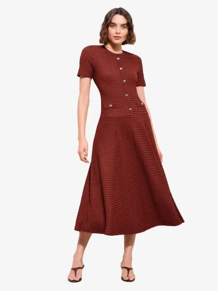 Friends Like These Rochie ciocolatiu