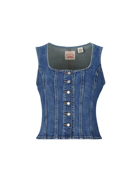 LEVI'S ® Top Sculpted Top moder denim modra