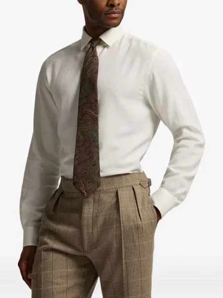 Фланелена риза Ralph Lauren Purple Label виолетово