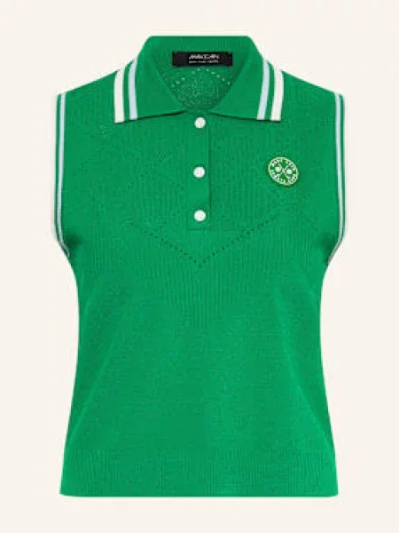 Marc Cain Koszulka Polo Z Dzianiny gruen