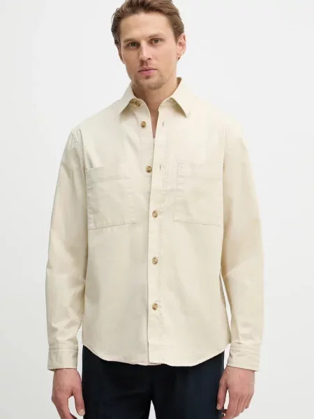 BOSS cămașă din bej