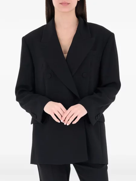 Sacou Marella cu două rânduri de nasturi negru