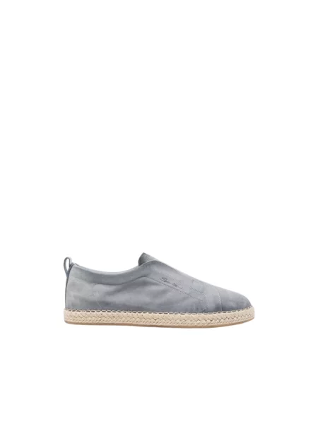 Espadryle Santoni niebieskie