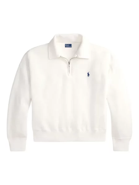 Slip de baie Polo Ralph Lauren alergare cu cordon cu imagine alb