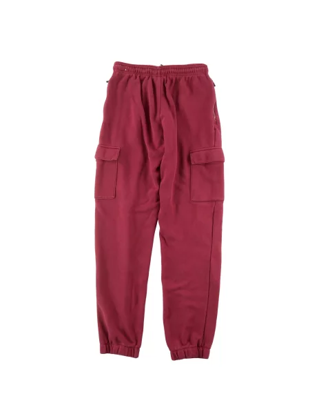 Reebok spodnie dresowe cargo czerwone