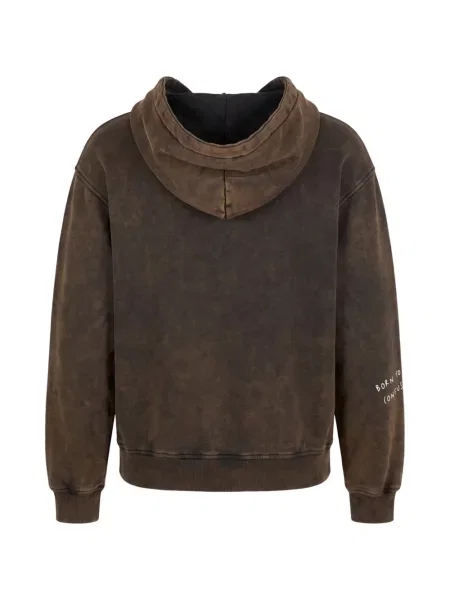 Hoodie Inspired By A True Story με κέντημα μαύρο