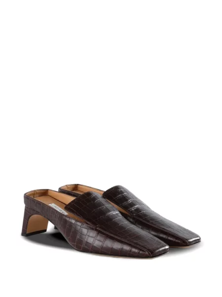 Papuci tip mules Calvin Klein Collection maro