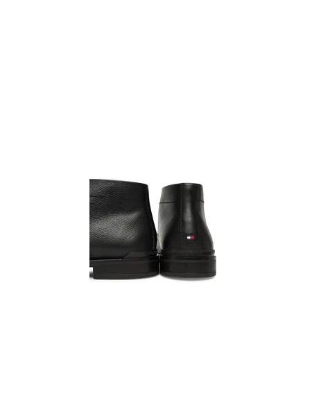 Tommy Hilfiger Auliniai batai Corporate Hilfiger Lth Boot juoda