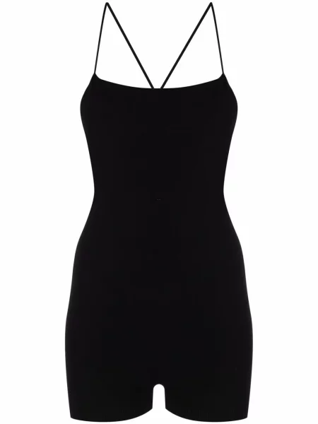 Body Red Valentino cu bretele negru