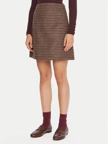 Weekend Max Mara Спідниця трапеція Vata коричневий