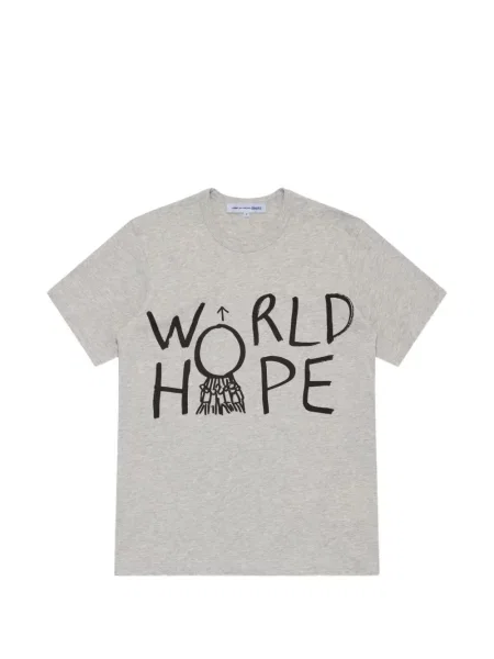 Majica Comme Des Garçons Shirt s printom siva