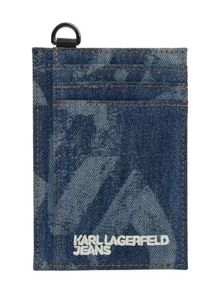 KARL LAGERFELD JEANS Peňaženka denim / biela modrá