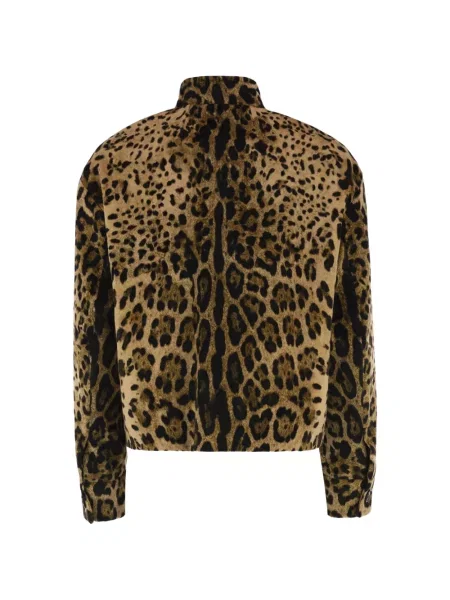 Leopárdmintás levágott dzseki Max Mara nyomtatás