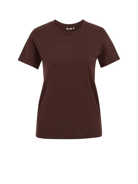 WE Fashion Tricou închis maro