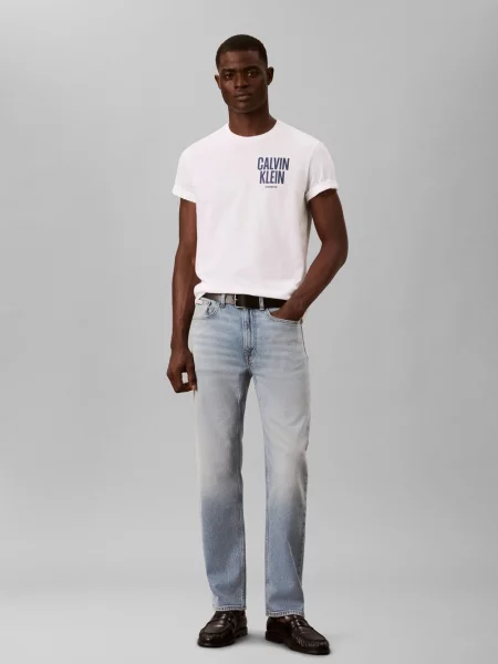 Calvin Klein Jeans koszulka Mężczyźni S niebieski