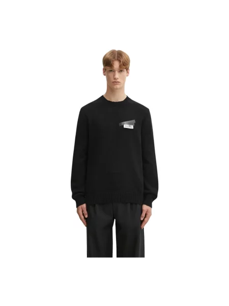 Maison Margiela sweter wełniany czarny