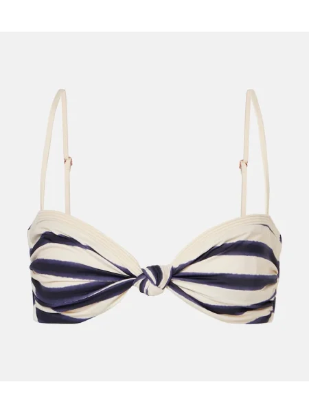 Bikini Johanna Ortiz cu dungi albastru