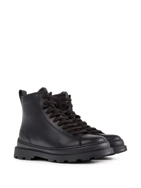 Botine Camper cu șireturi din dantelă negru