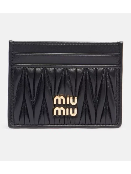 Portofel Miu Miu din piele negru