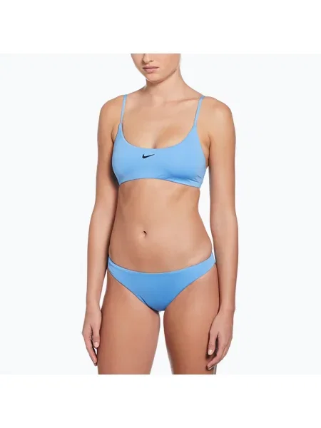Costum de baie din două piese pentru femei Nike Essential Bralette Bikini university blue albastru