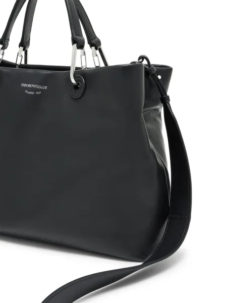 Geantă Emporio Armani din piele negru