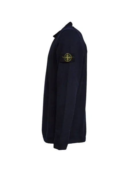 Polo Stone Island cu strasuri albastru