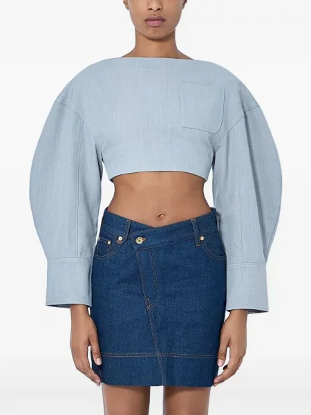 Top Jacquemus gri
