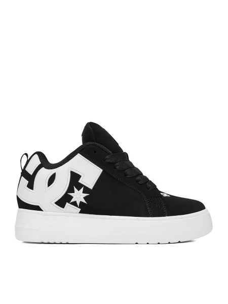 DC Shoes Superge EO-COURT GRAFFIK PLATFORM črna
