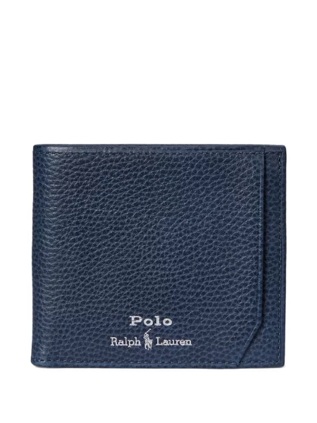 Frotir prugasta polo majica Polo Ralph Lauren s vezom plava