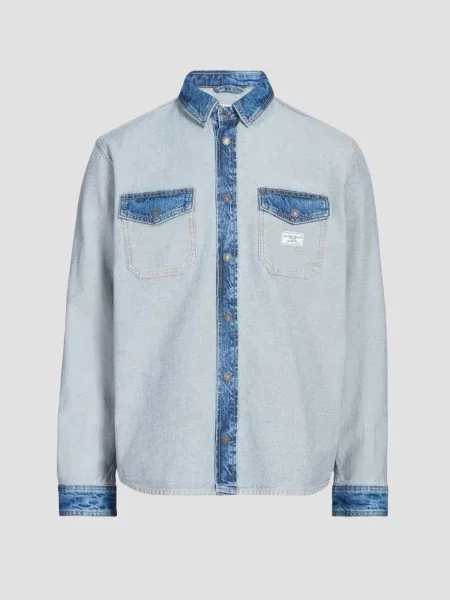 Джинсова куртка Guess Jeans блакитний