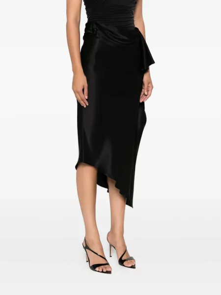 Fustă Pinko cu volane negru