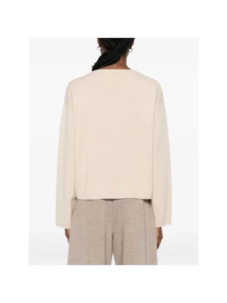 Sweter Max Mara wełniany beżowy