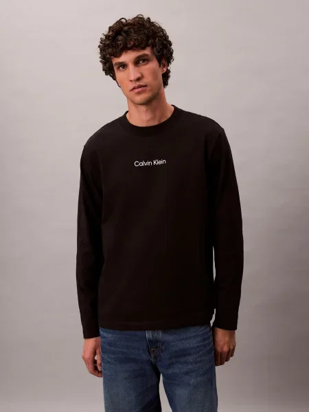 Calvin Klein Tricou / alb negru