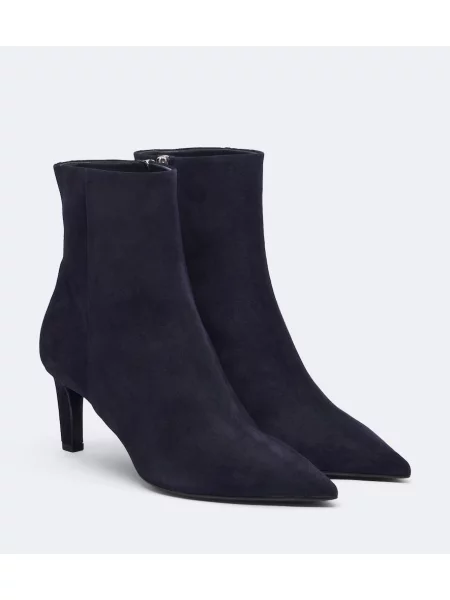 Cizme scurte Jimmy Choo din piele de căprioară albastru