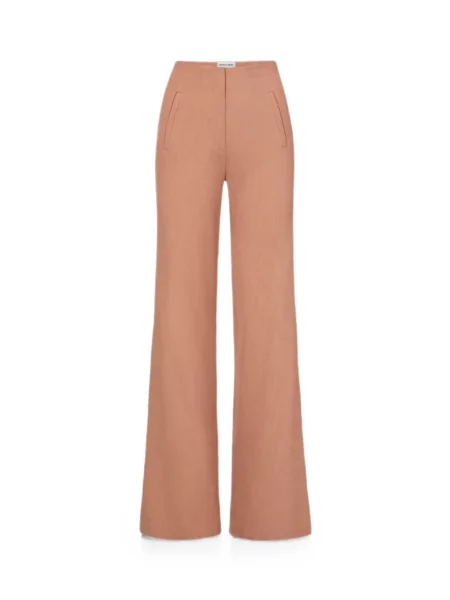 Pantaloni Veronica Beard portocaliu