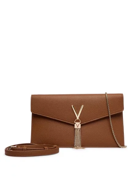 VALENTINO Clutch coniac maro