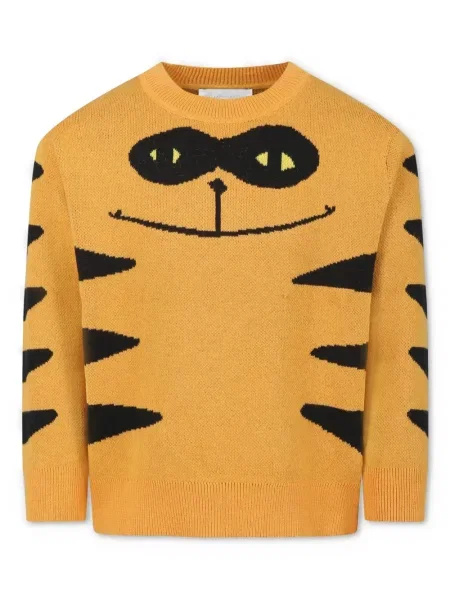 Sweter dziecięcy Stella Mccartney pomarańczowy