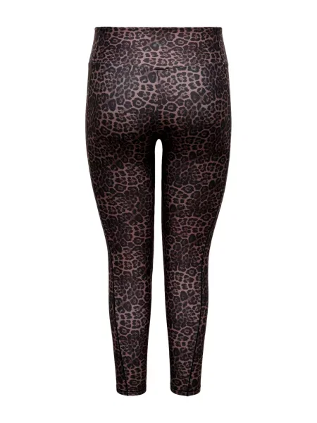 Only Play Curvy Pantaloni sport maro închis / taupe gri