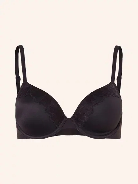 Calvin Klein Biustonosz Usztywniany Lightly Lined schwarz czarny