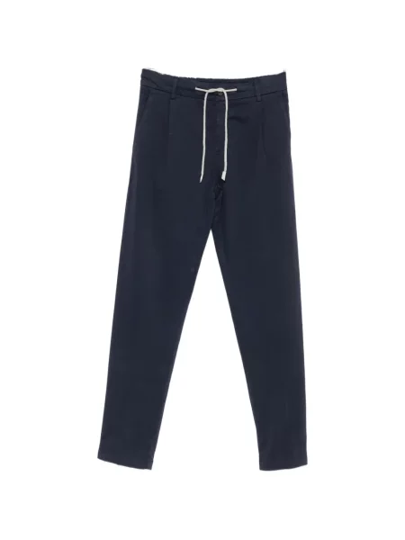 Pantaloni Eleventy cu cordon albastru