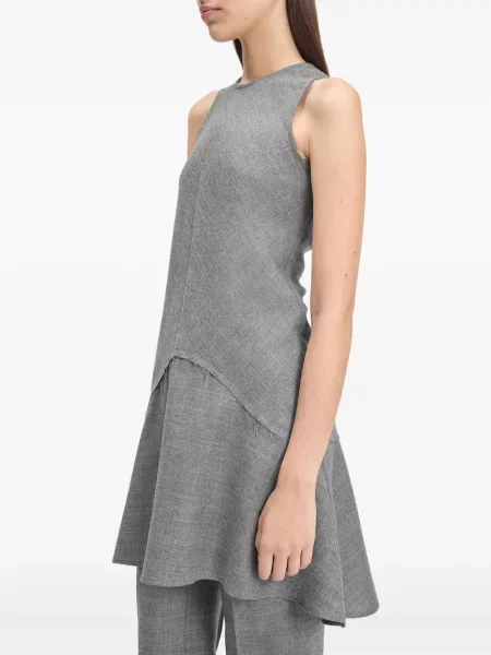 Rochie mini Bite Studios fără mâneci de costum gri