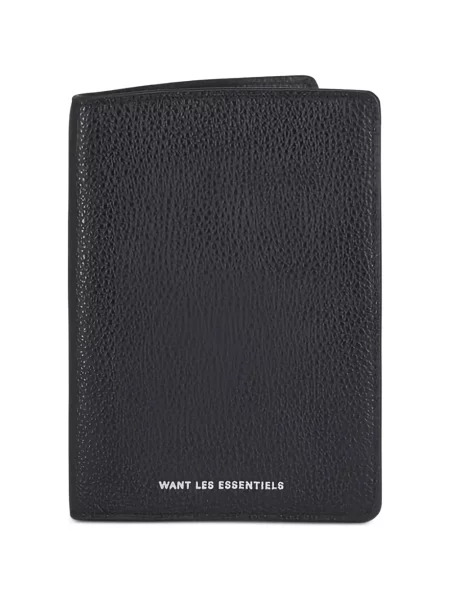 Portofel Want Les Essentiels din piele negru
