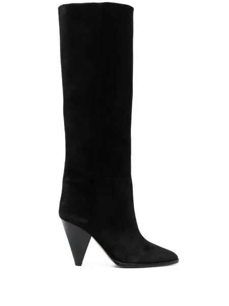 Botine Isabel Marant din piele de căprioară negru
