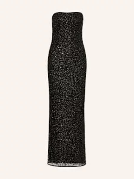 Simkhai Sukienka Wieczorowa Xyla Z Cekinami I Ozdobnymi Koralikami schwarz czarna