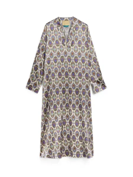 Rochie midi Momoni din satin alb