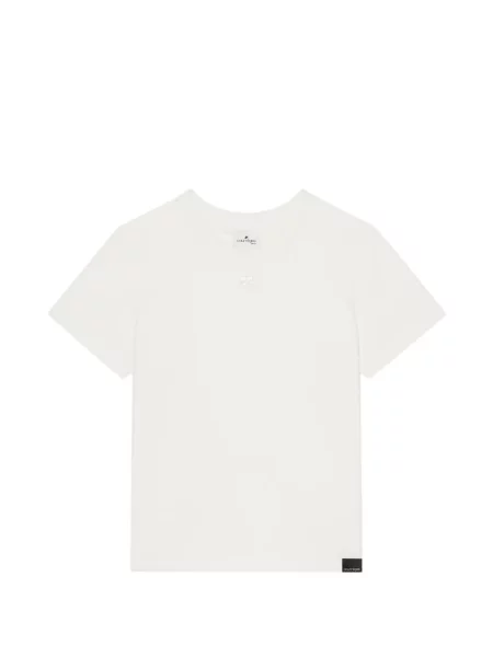 Tricou Courreges cu autograf alb