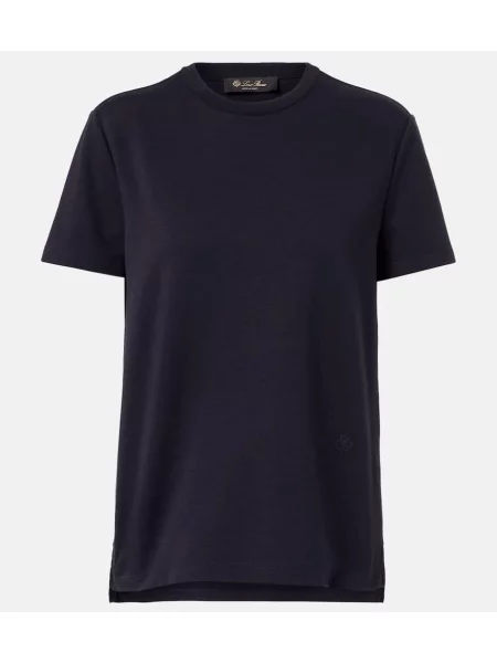 Tricou Loro Piana albastru