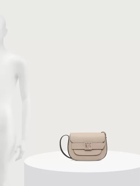 Кожаная сумка через плечо Armani Exchange