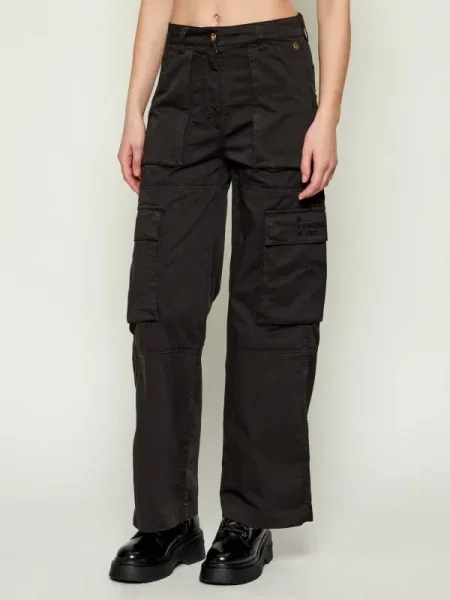 Aeronautica Militare Pantaloni cargo negru